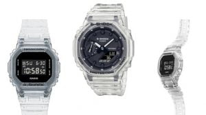 transparent casio