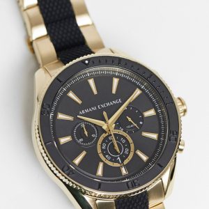 Armani Exchange - AX1814 Enzo - Svart/guldfärgad armbandsklocka