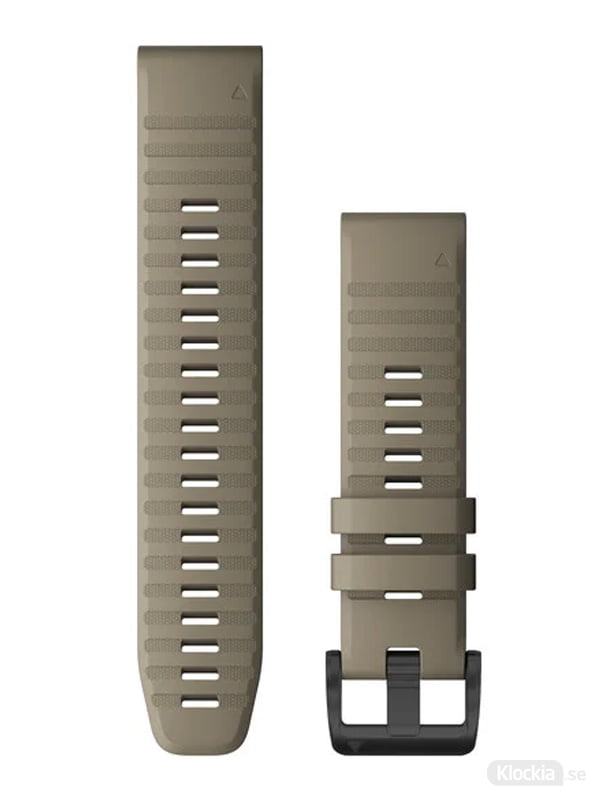 Garmin QuickFit 22mm - Klockarmband, Mörk Sandstensfärgad Silikon