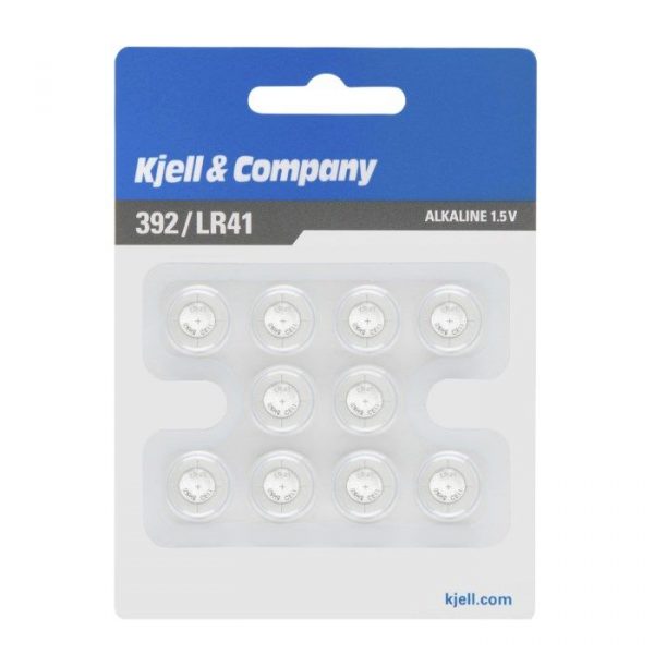 Kjell & Company Knappcellsbatterier LR41 (392) 10-pack