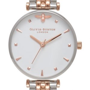 OLIVIA BURTON Queen Bee Silver And Rose Gold Plated OB16AM93