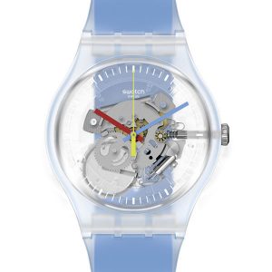 SWATCH Clearly Blue Striped SUOK156