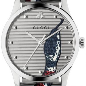 Gucci G-Timeless YA1264123 Silverfärgad/Stål Ø38 mm