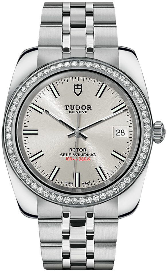 Tudor Classic Date 21020-0004 Silverfärgad/Stål Ø38 mm