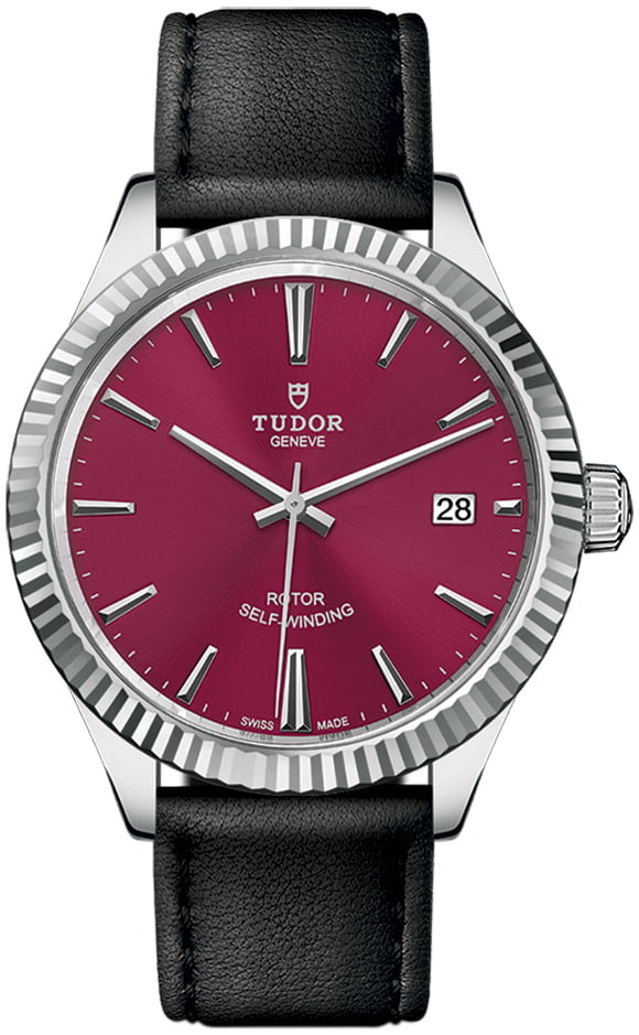 Tudor Style 12510-0028 Röd/Läder Ø38 mm