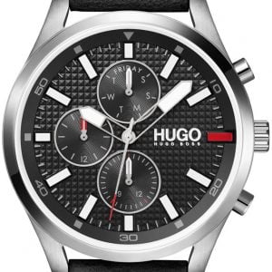 Hugo Boss Chase Herrklocka 1530161 Svart/Läder Ø46 mm
