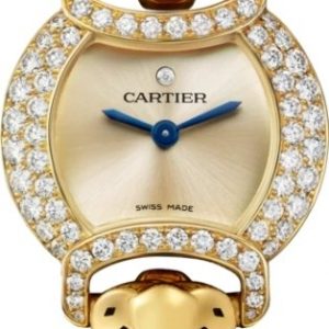 Cartier Damklocka HPI01441 La Panthère Guldtonad/18 karat gult guld