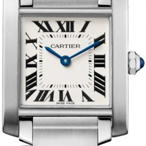 Cartier Damklocka WSTA0005 Tank Francaise Silverfärgad/Stål
