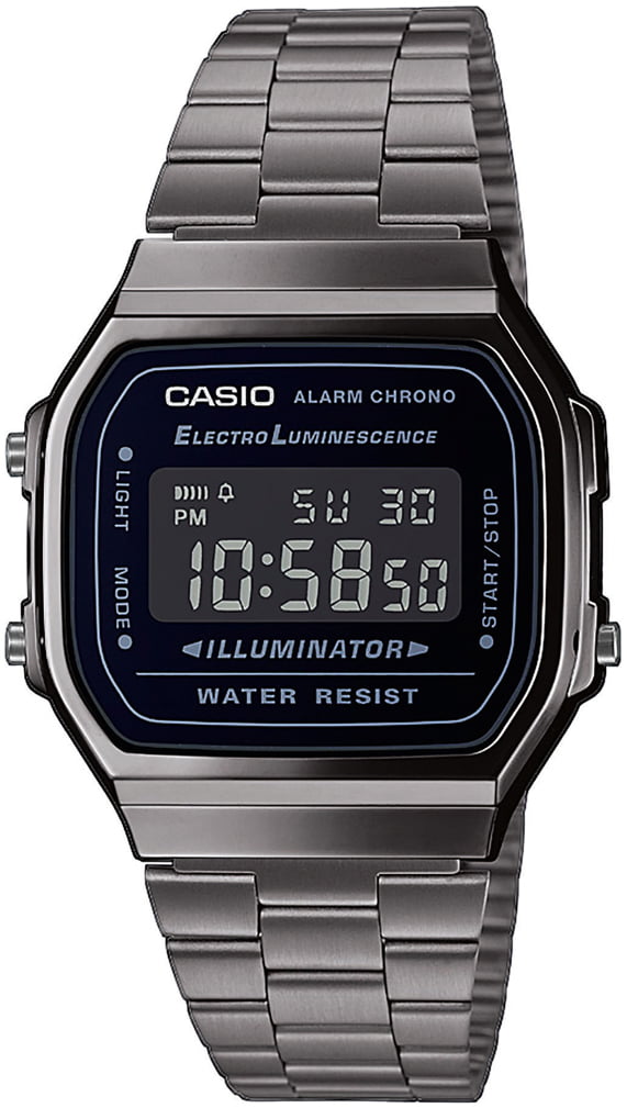 Casio A168WEGG-1BEF LCD/Stål
