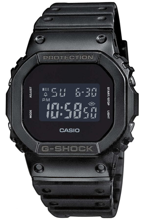 Casio Herrklocka DW-5600BB-1ER G-Shock LCD/Resinplast 48.9x42.8 mm