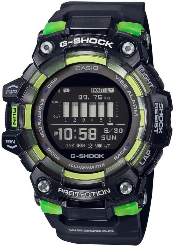 Casio Herrklocka GBD-100SM-1ER G-Shock LCD/Resinplast Ø49.3 mm
