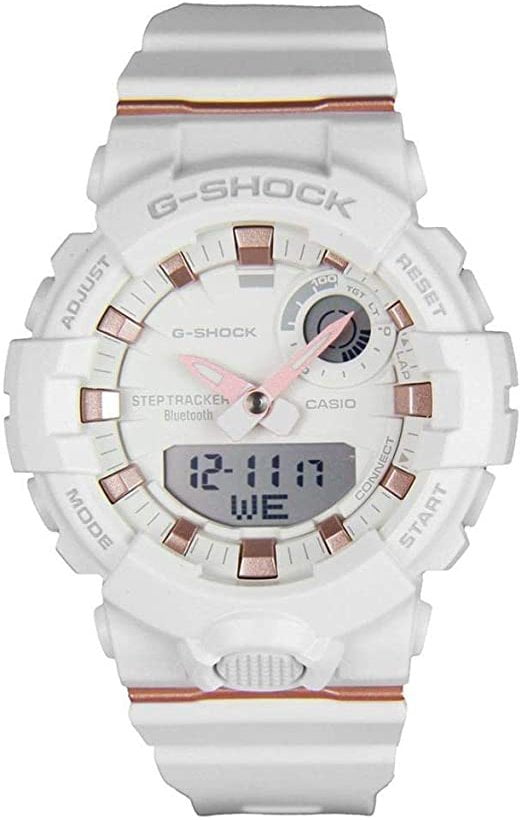 Casio Herrklocka GMA-B800-7AER G-Shock Vit/Resinplast Ø46 mm