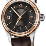 Oris Damklocka 01 561 7718 4373-07 5 14 32 Culture Grå/Läder Ø28.5