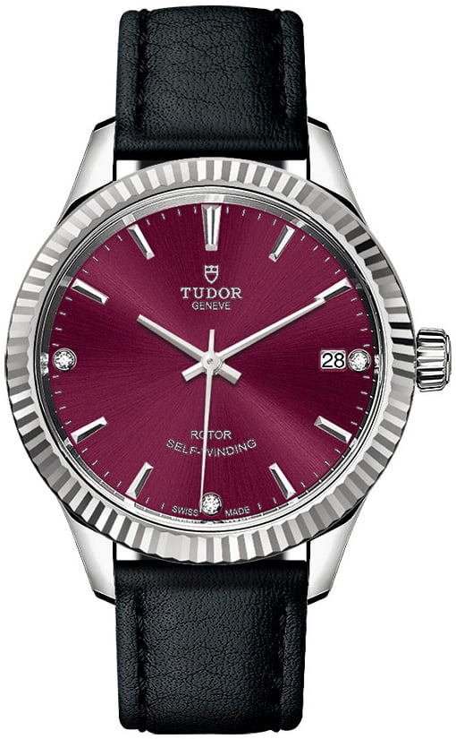 Tudor 12310-0030 Style Röd/Läder Ø34 mm