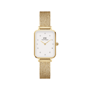 Daniel Wellington DW Klocka Quadro Lumine Pressed Evergold 20x26mm Gold