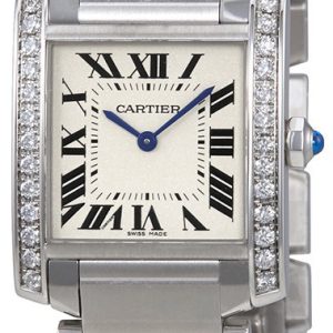 Cartier Damklocka W4TA0009 Tank Francaise Silverfärgad/Stål