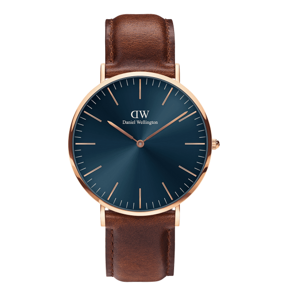 daniel wellington dw klocka classic st mawes arctic 40mm roséguld