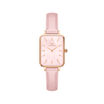 daniel wellington dw klocka quadro cherry blossom 20x26mm roséguld