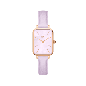 Daniel Wellington DW Klocka Quadro Lavender 20x26mm Roséguld