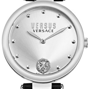 Versus by Versace Damklocka VSP1G0121 Los Feliz Silverfärgad/Läder