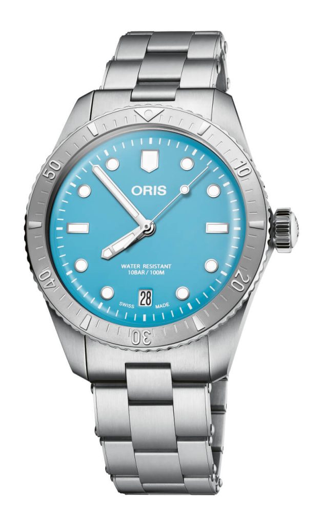 new blue oris cotton candy diver 65