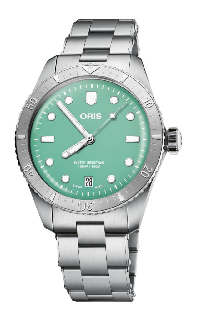 new green oris cotton candy diver 65