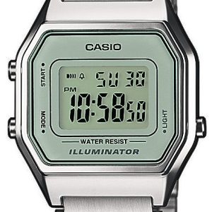 Casio Damklocka LA680WEA-7EF Collection LCD/Stål 33.5x28.6 mm