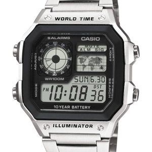 Casio Herrklocka AE-1200WHD-1AVEF Collection LCD/Stål 42x42 mm