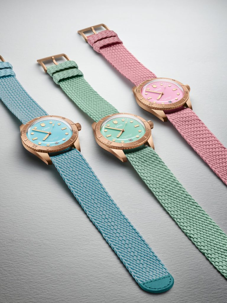 divers sixty-five collection on perlon straps