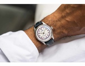 oris hank aaron limited edition on arm