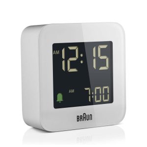 Braun Digital Travel Alarm Clock BC08W