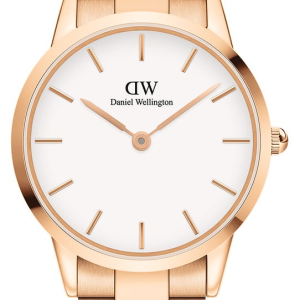 Daniel Wellington Iconic Link 40 Rose Gold White DW00100343