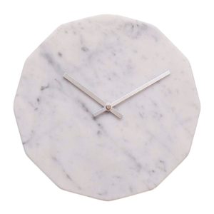 Hemverk Marble Bianco wall clock 28 cm 702901105028