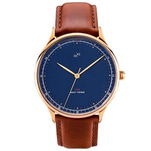 About Vintage 1969 Gold/Blue/Brown 39 mm