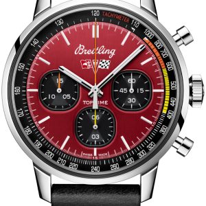 Breitling Herrklocka A25310241K1X1 Premier Top Time Röd/Läder Ø42