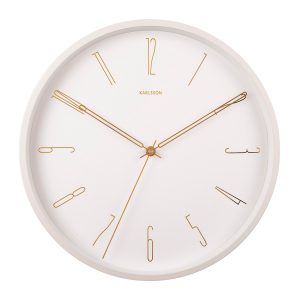 Karlsson Bell Numbers Metal Wall Clock 35 cm KA5898WH