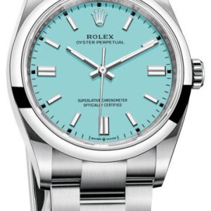 Rolex Herrklocka 126000-0006 Oyster Perpetual 36 Tiffany Blue