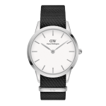 Iconic Black NATO White Dial