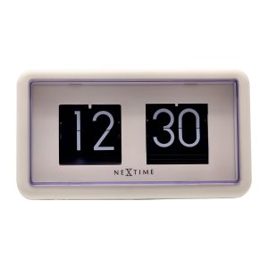 NeXtime Flip Clock 5228WI - 18x10x7 cm - Unisex - 18 cm - Quartz