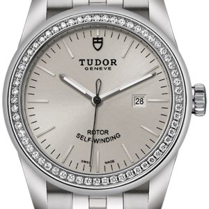 Tudor Damklocka M53020-0004 Glamour Date Silverfärgad/Stål Ø31 mm