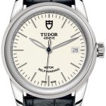 Tudor M55000-0107 Glamour Date Vit/Läder Ø36 mm
