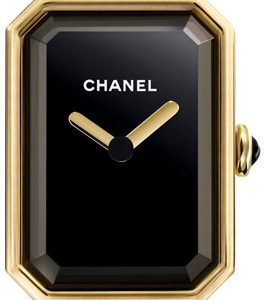 Chanel Damklocka H3256 Premiere Svart/18 karat gult guld 16x22 mm