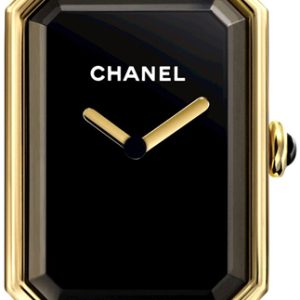 Chanel Damklocka H3257 Premiere Svart/18 karat gult guld 20x28 mm