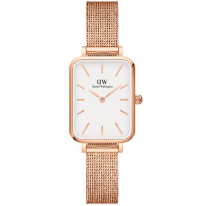 Daniel Wellington Quadro DW00100431 - Woman - 20 mm - Analogt - Quartz - Mineralglas