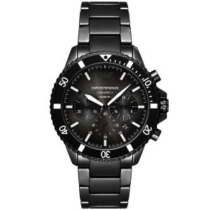 Emporio Armani Diver Ceramic AR70010 - Man - 43 mm - Analogt - Quartz - Mineralglas