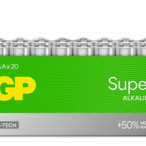 GP Super Alkaline AAA LR03 20-pack