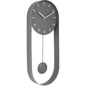 Karlsson Charm Pendulum Wall Clock Väggklocka KA5822GY - Unisex - 20 cm - Quartz