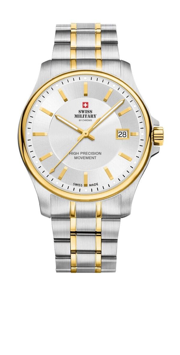 swiss military by chrono solothurn - herrklocka