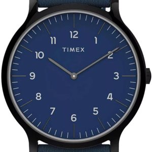 Timex Herrklocka TW2T66200 Blå/Läder Ø40 mm