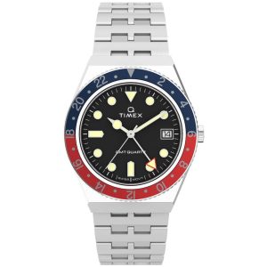 Timex Q Timex GMT TW2V38000 - Man - 38 mm - Analogt - Quartz - Plexiglas